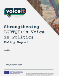 VoiceIt Report: Strengthening LGBTQI+’s Voice in Politics - Policy Report
